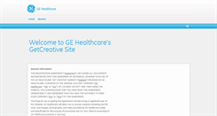 Desktop Screenshot of getcreative.gehealthcare.com