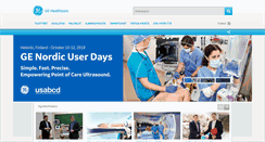 Desktop Screenshot of gehealthcare.fi